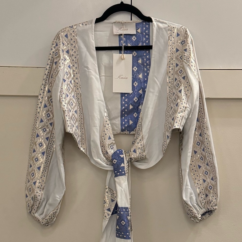 Anthropologie Kasia Wrap Around Top